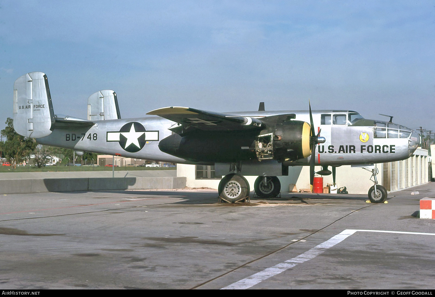 Aircraft Photo of N8195H | North American TB-25N Mitchell | USA - Air Force | AirHistory.net #131383