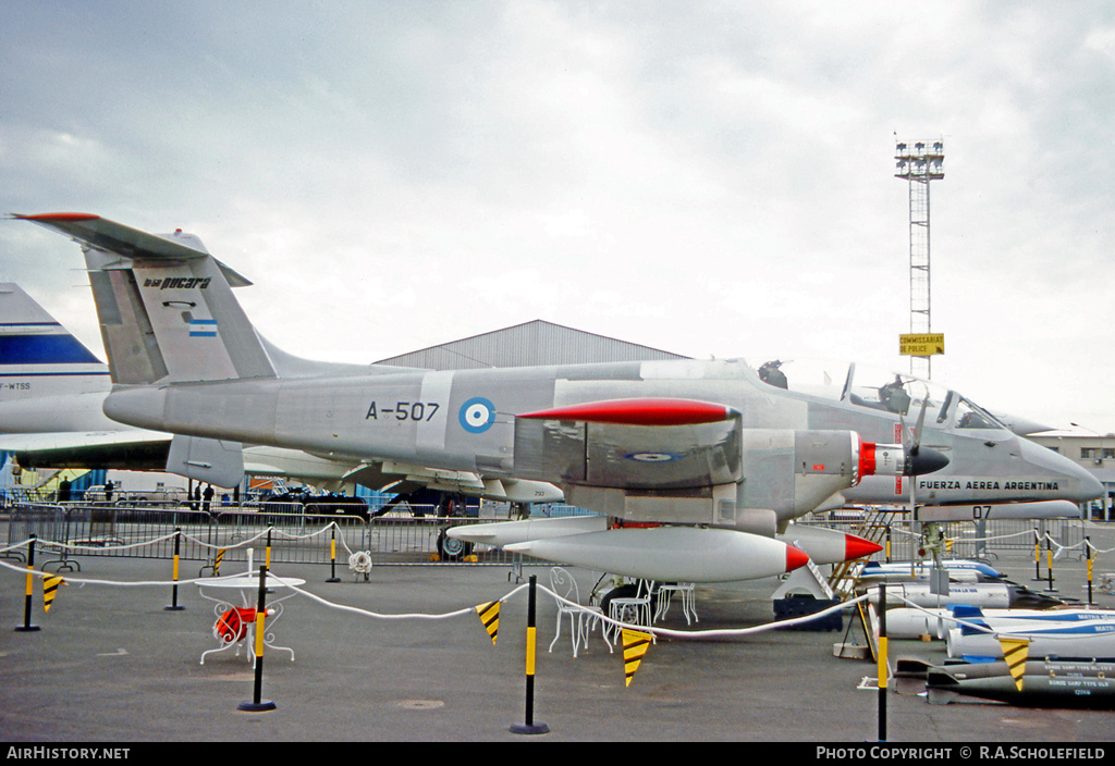 Aircraft Photo of A-507 | FMA IA-58A Pucara | Argentina - Air Force | AirHistory.net #131408
