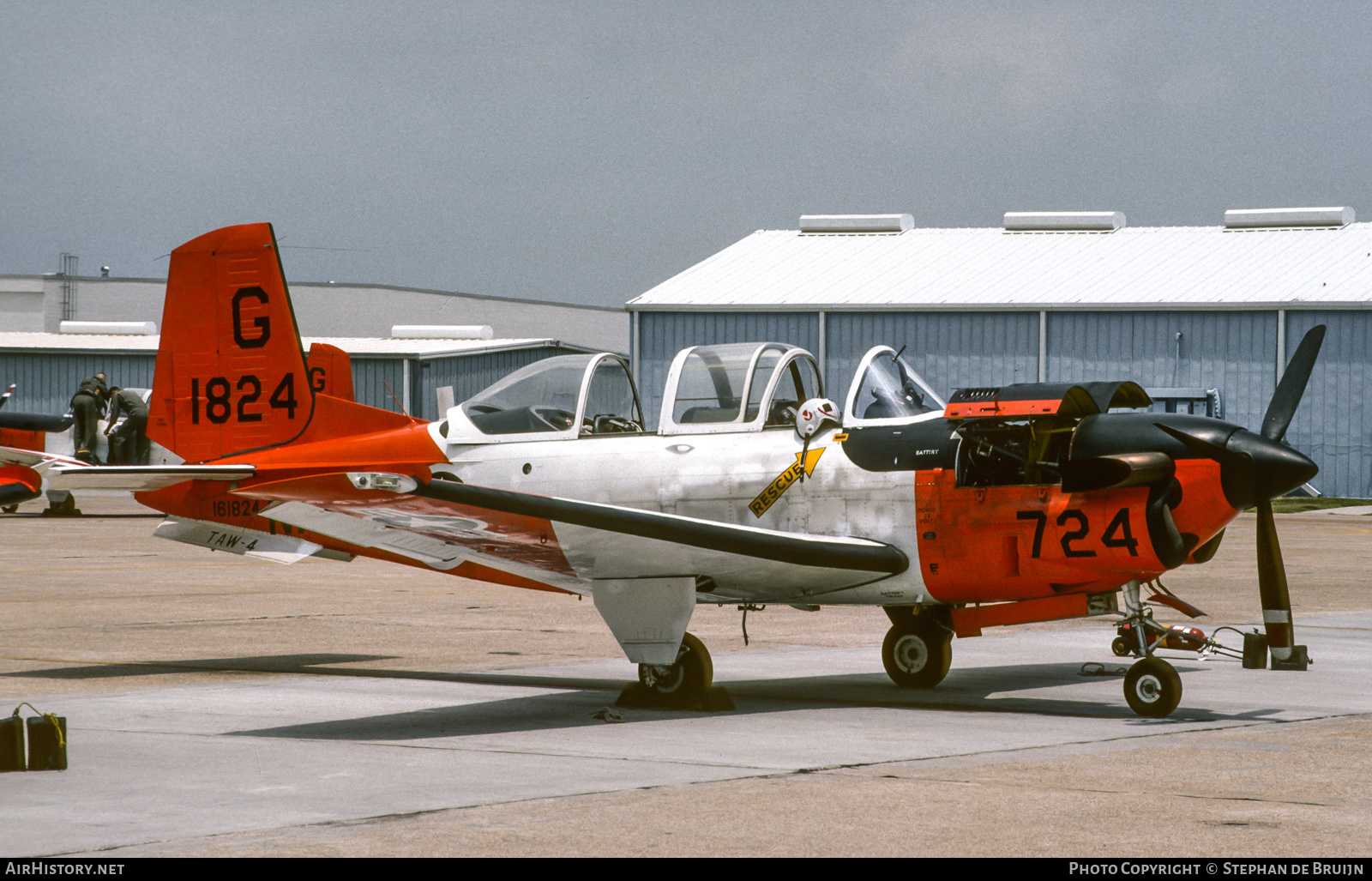 Aircraft Photo of 161824 / 1824 | Beech T-34C Turbo Mentor (45) | USA - Navy | AirHistory.net #131433