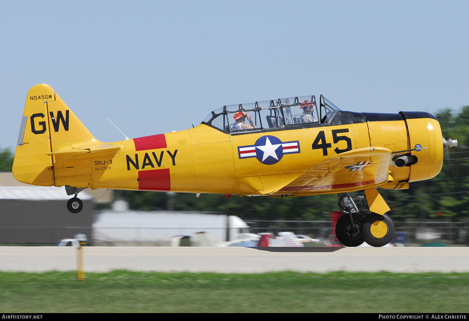 Aircraft Photo of N545GW / 42-17575 | North American SNJ-3 Texan | USA - Navy | AirHistory.net #131436