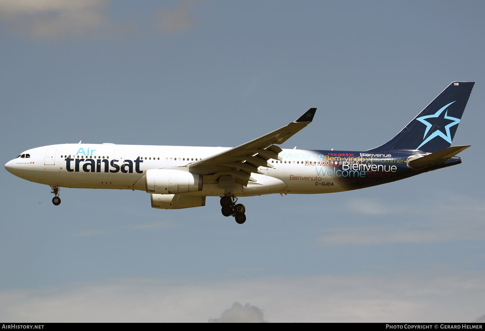 Aircraft Photo of C-GJDA | Airbus A330-243 | Air Transat | AirHistory.net #131449