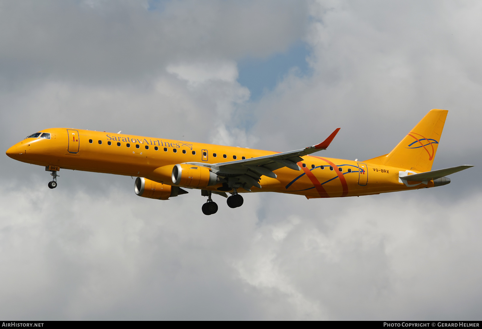 Aircraft Photo of VQ-BRX | Embraer 195AR (ERJ-190-200IGW) | Sar Avia - Saratov Airlines | AirHistory.net #131450