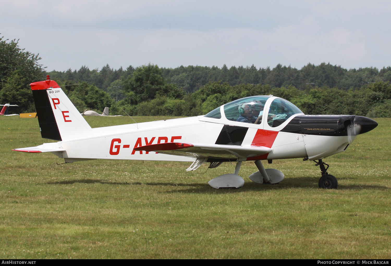 Aircraft Photo of G-AYPE | Bolkow BO-209 Monsun | AirHistory.net #131453