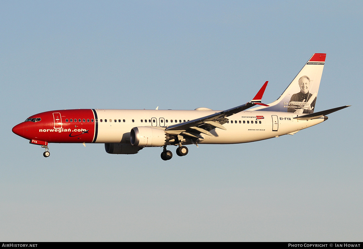 Aircraft Photo of EI-FYA | Boeing 737-8 Max 8 | Norwegian | AirHistory.net #131471