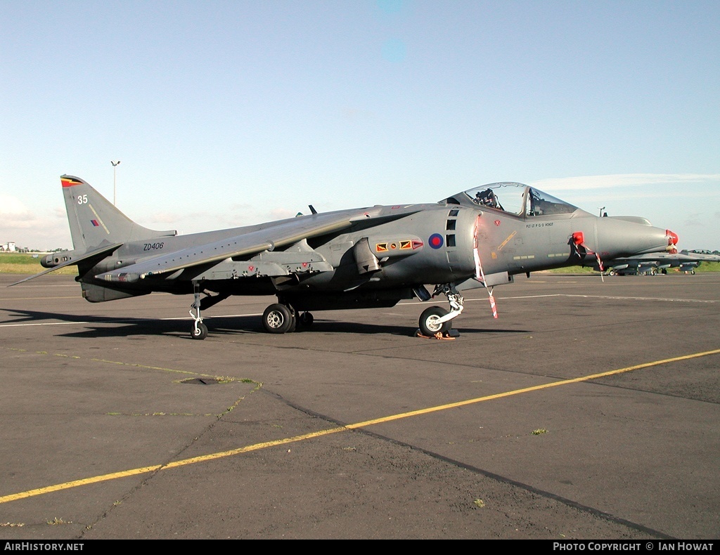 Aircraft Photo of ZD406 | British Aerospace Harrier GR7 | UK - Air Force | AirHistory.net #131500