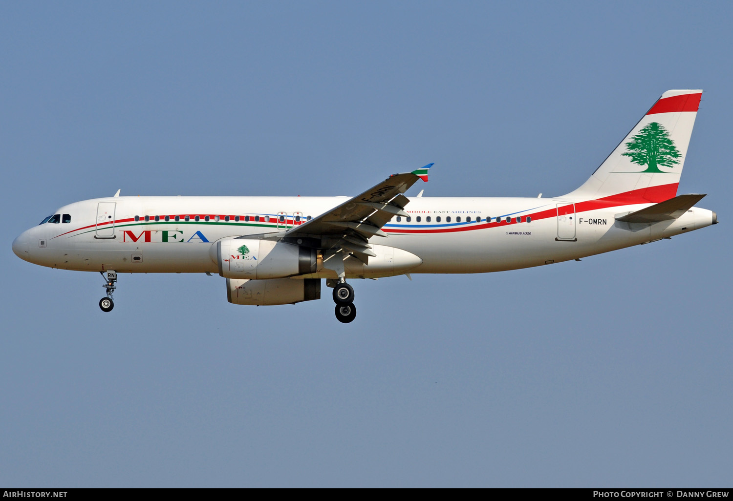 Aircraft Photo of F-OMRN | Airbus A320-232 | MEA - Middle East Airlines | AirHistory.net #131524