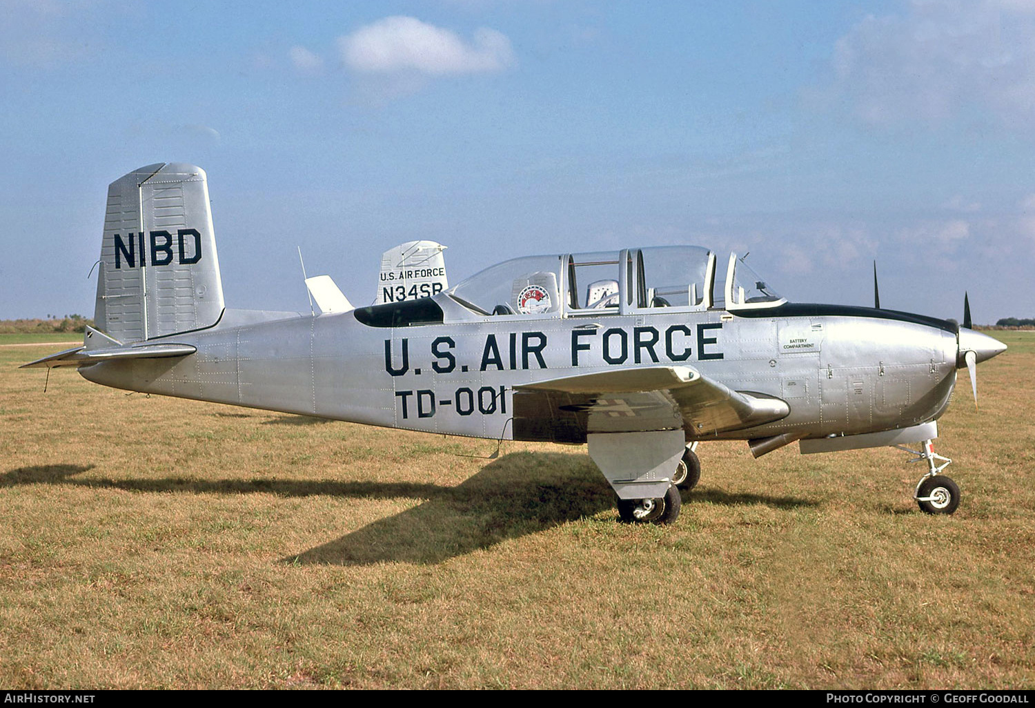 Aircraft Photo of N1BD | Beech T-34A Mentor | USA - Air Force | AirHistory.net #131547