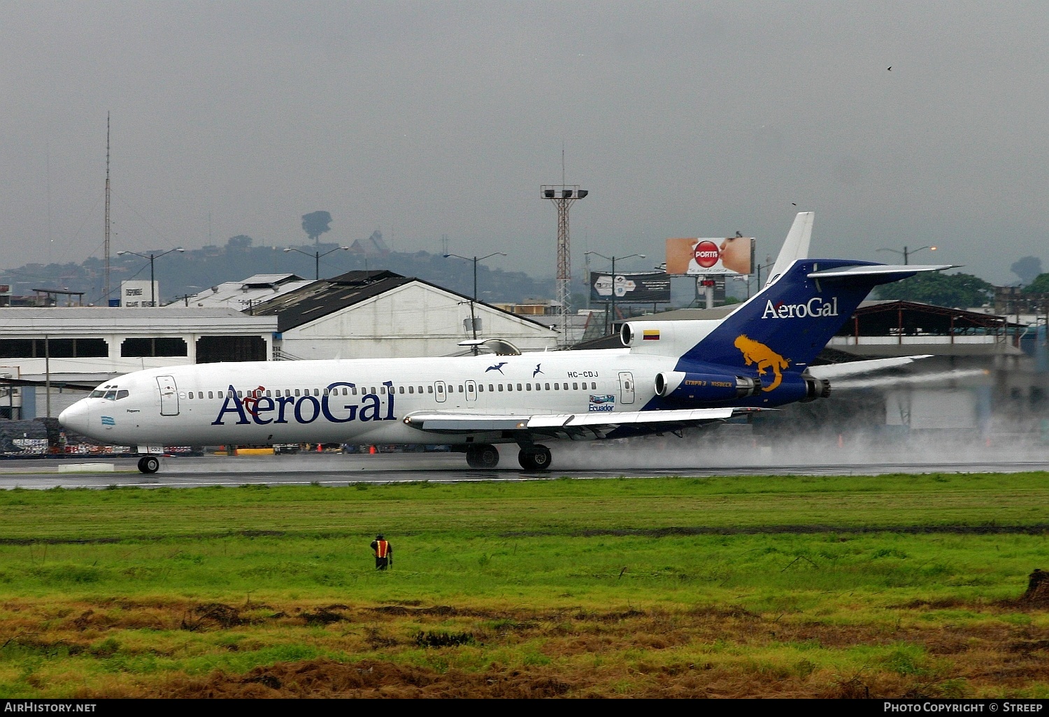 Aircraft Photo of HC-CDJ | Boeing 727-227/Adv | AeroGal | AirHistory.net #131629