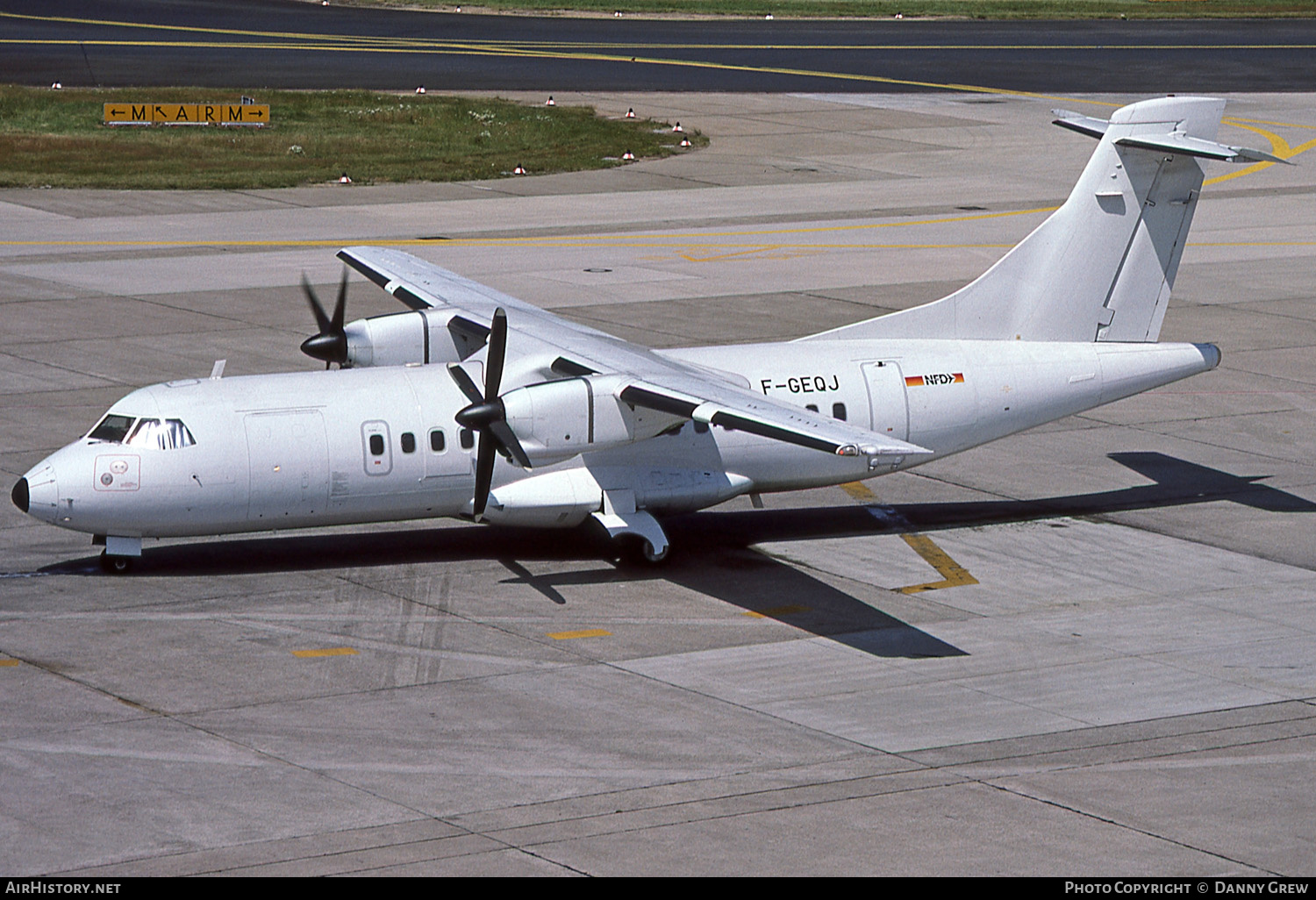 Aircraft Photo of F-GEQJ | ATR ATR-42-300 | NFD - Nürnberger Flugdienst | AirHistory.net #131640