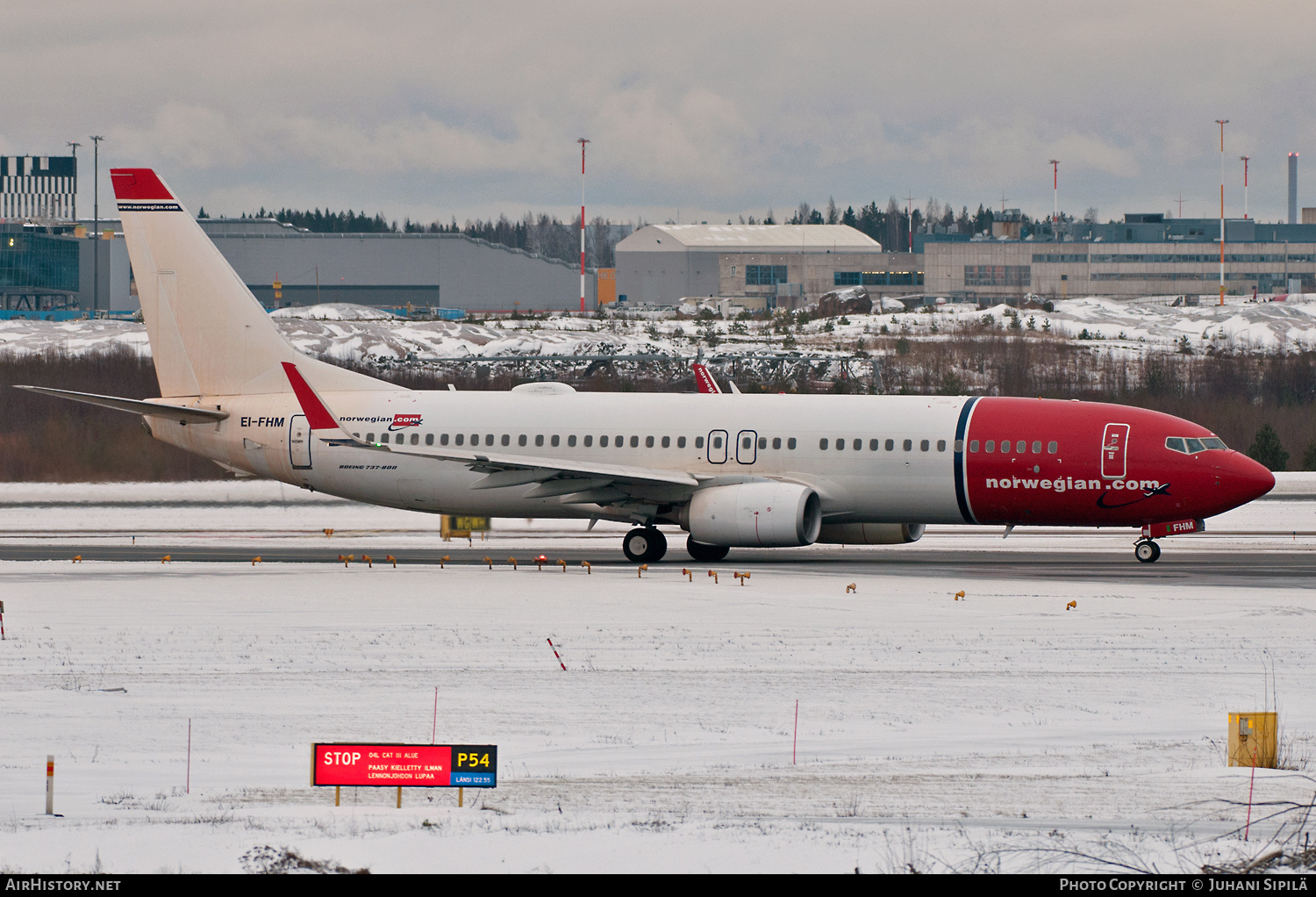 Aircraft Photo of EI-FHM | Boeing 737-8JP | Norwegian | AirHistory.net #131662