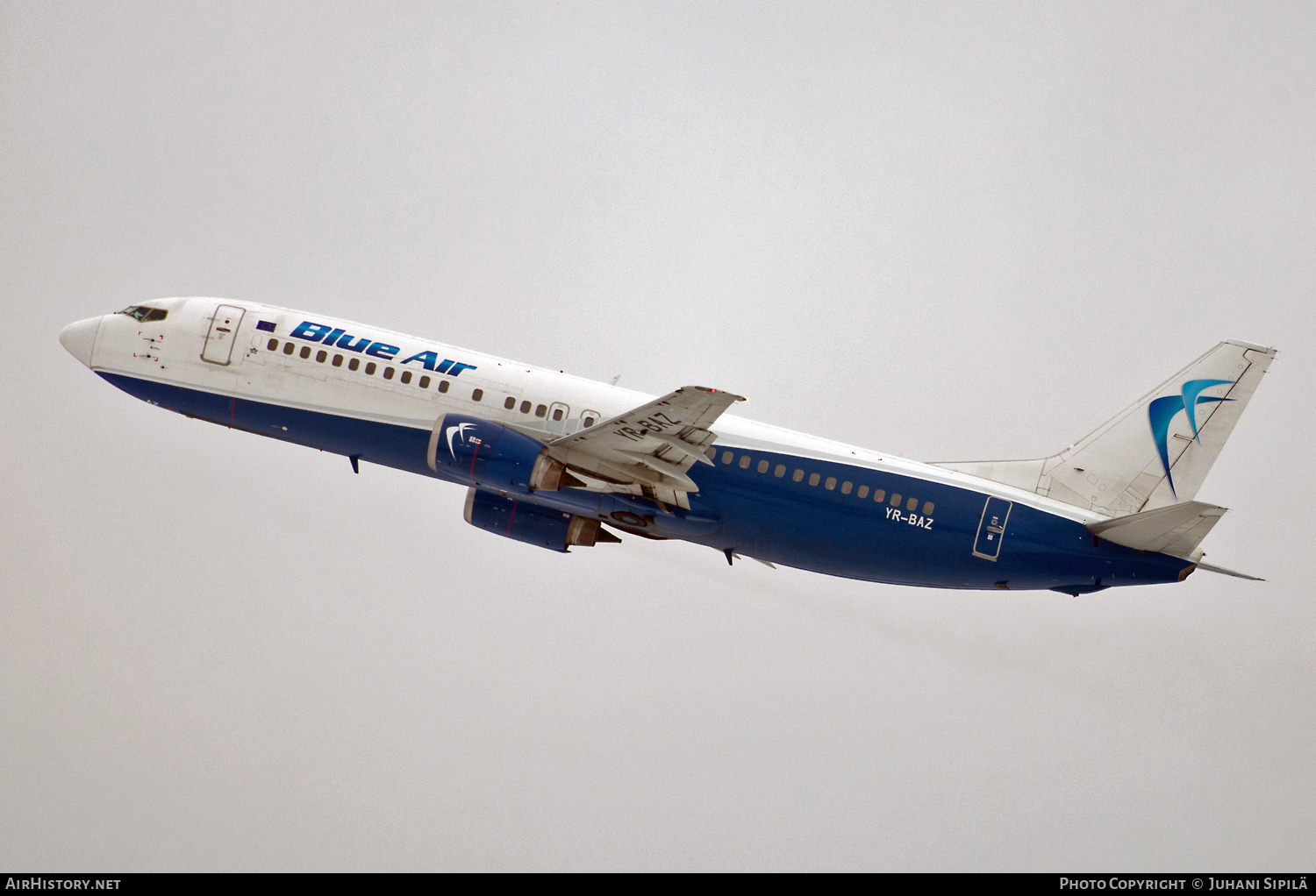 Aircraft Photo of YR-BAZ | Boeing 737-405 | Blue Air | AirHistory.net #131668