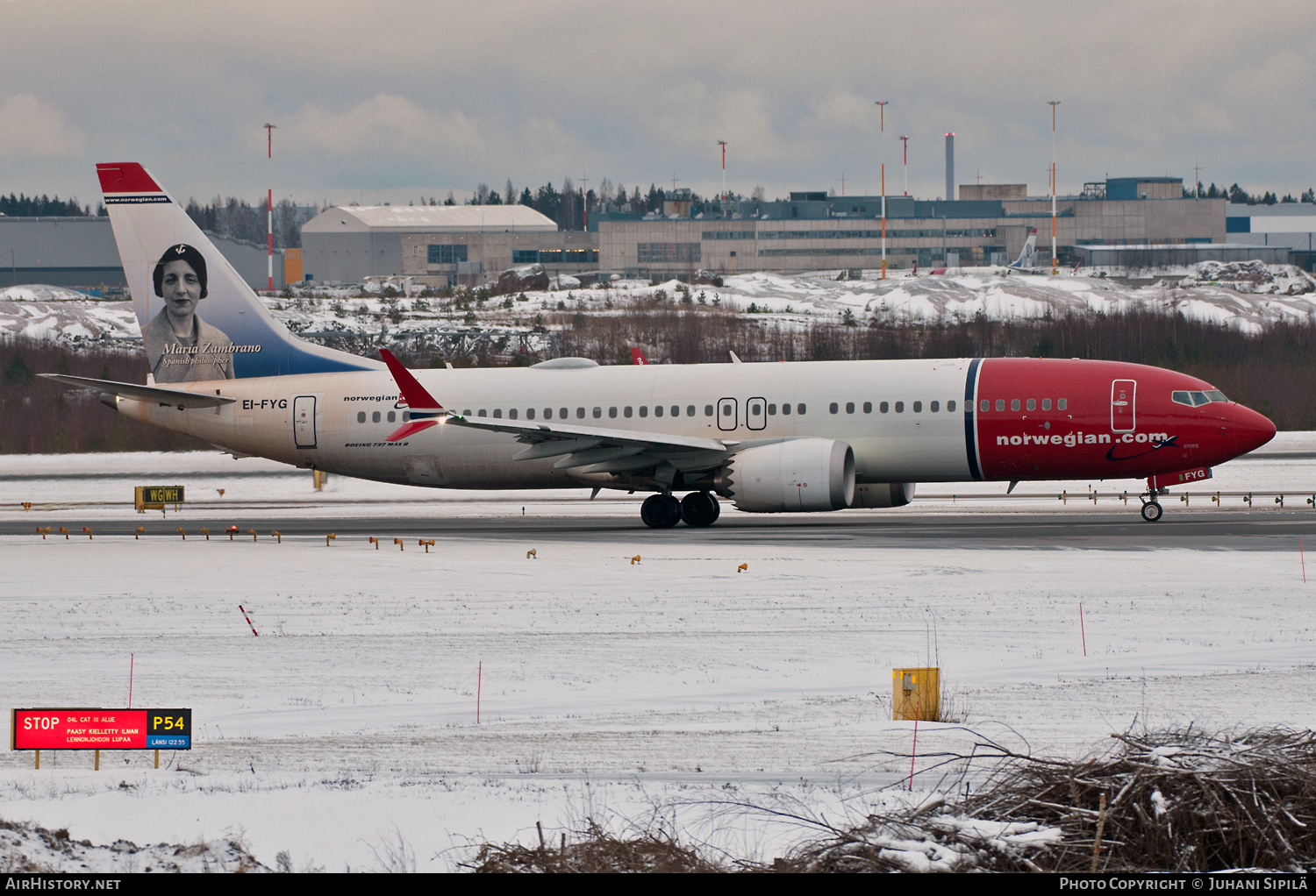 Aircraft Photo of EI-FYG | Boeing 737-8 Max 8 | Norwegian | AirHistory.net #131673