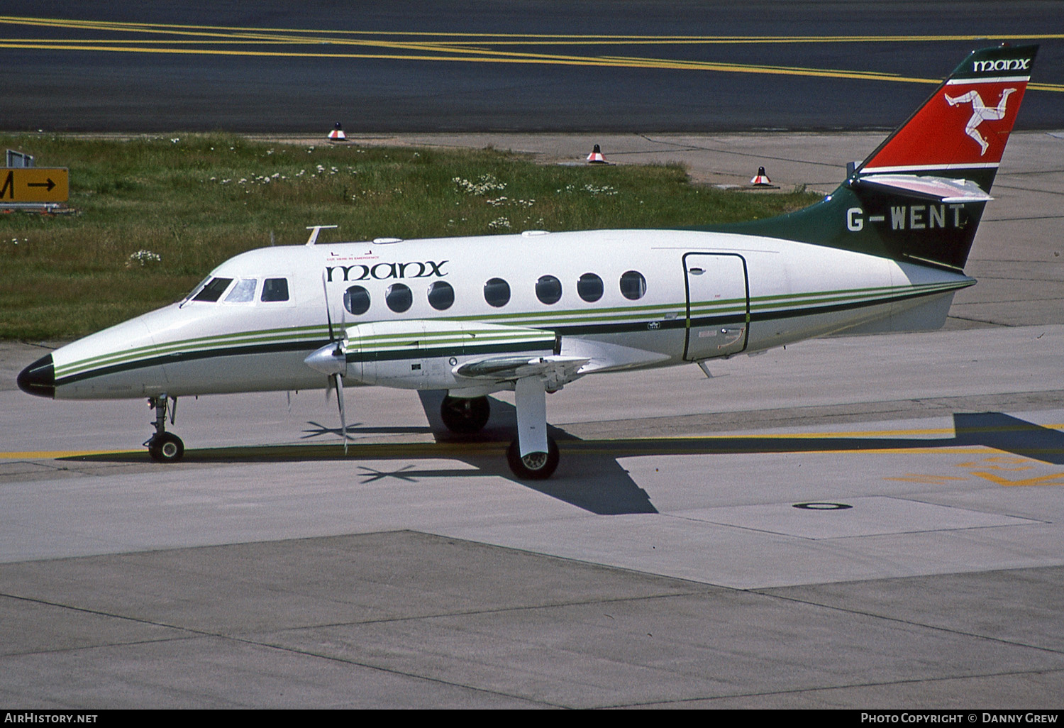 Aircraft Photo of G-WENT | British Aerospace BAe-3102 Jetstream 31 | Manx Airlines | AirHistory.net #131674