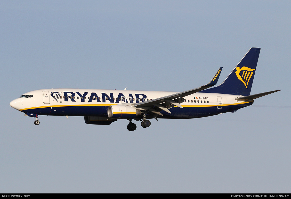 Aircraft Photo of EI-DWG | Boeing 737-8AS | Ryanair | AirHistory.net #131690