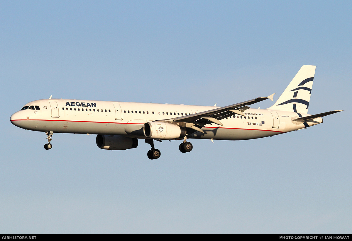 Aircraft Photo of SX-DVP | Airbus A321-232 | Aegean Airlines | AirHistory.net #131701