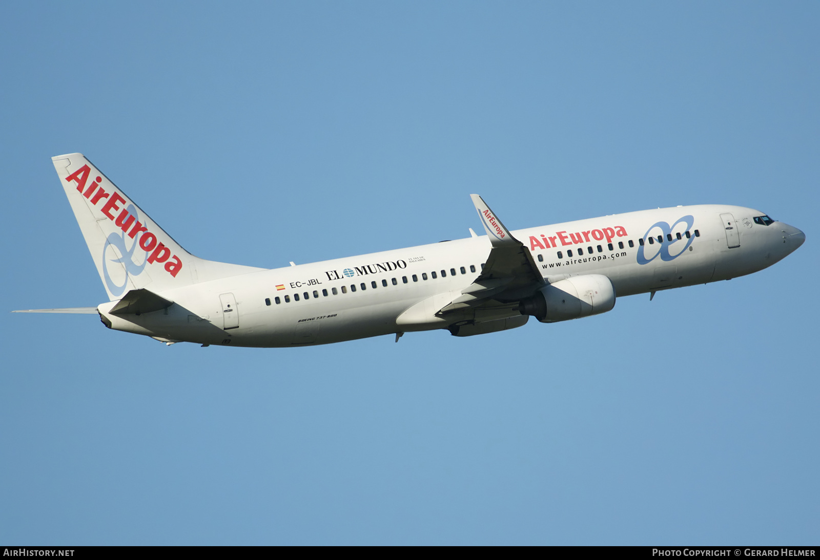 Aircraft Photo of EC-JBL | Boeing 737-85P | Air Europa | AirHistory.net #131719