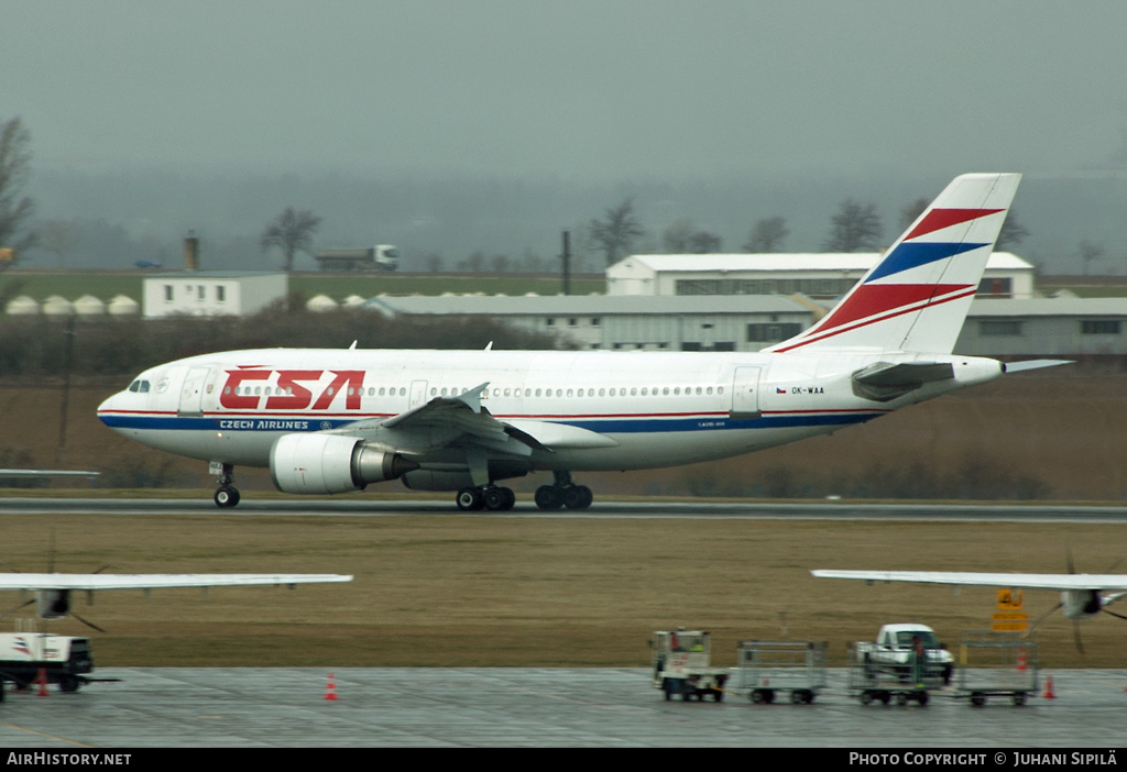 Aircraft Photo of OK-WAA | Airbus A310-304 | ČSA - Czech Airlines | AirHistory.net #131727