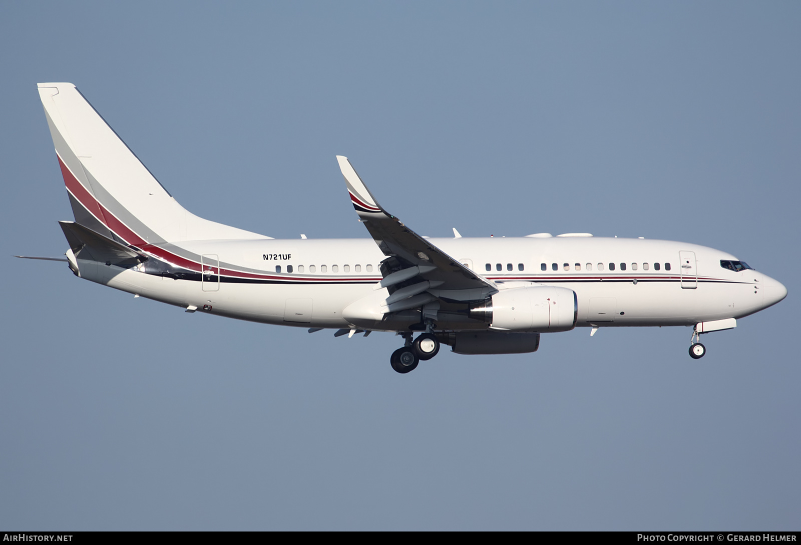 Aircraft Photo of N721UF | Boeing 737-7BC BBJ | AirHistory.net #131728