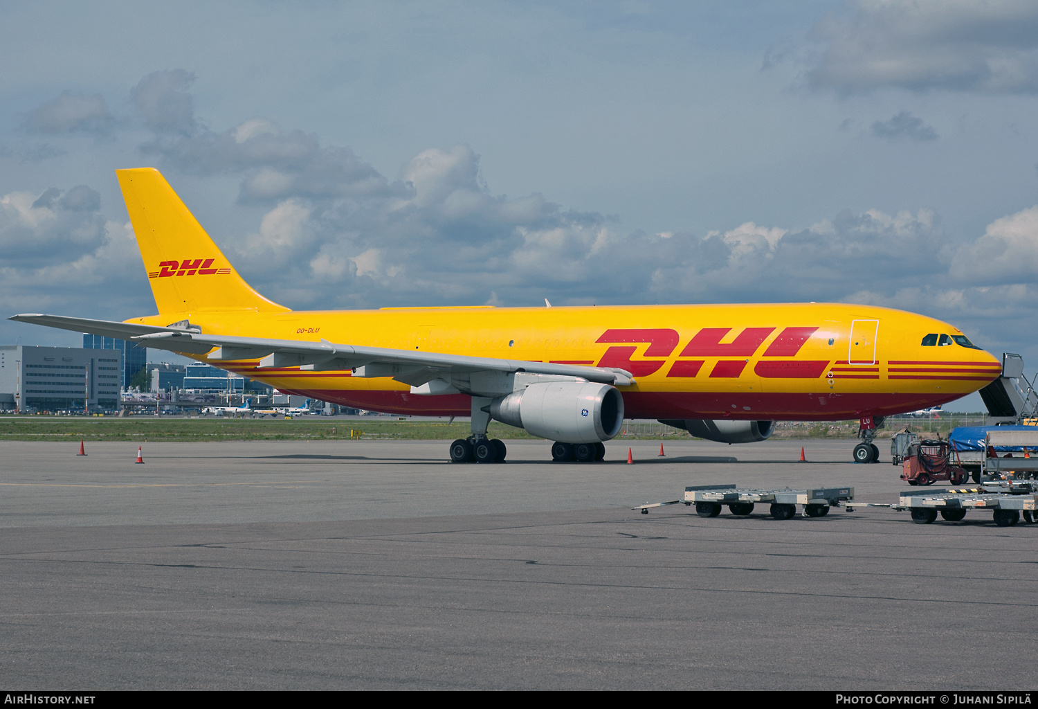 Aircraft Photo of OO-DLU | Airbus A300B4-203(F) | DHL International | AirHistory.net #131735