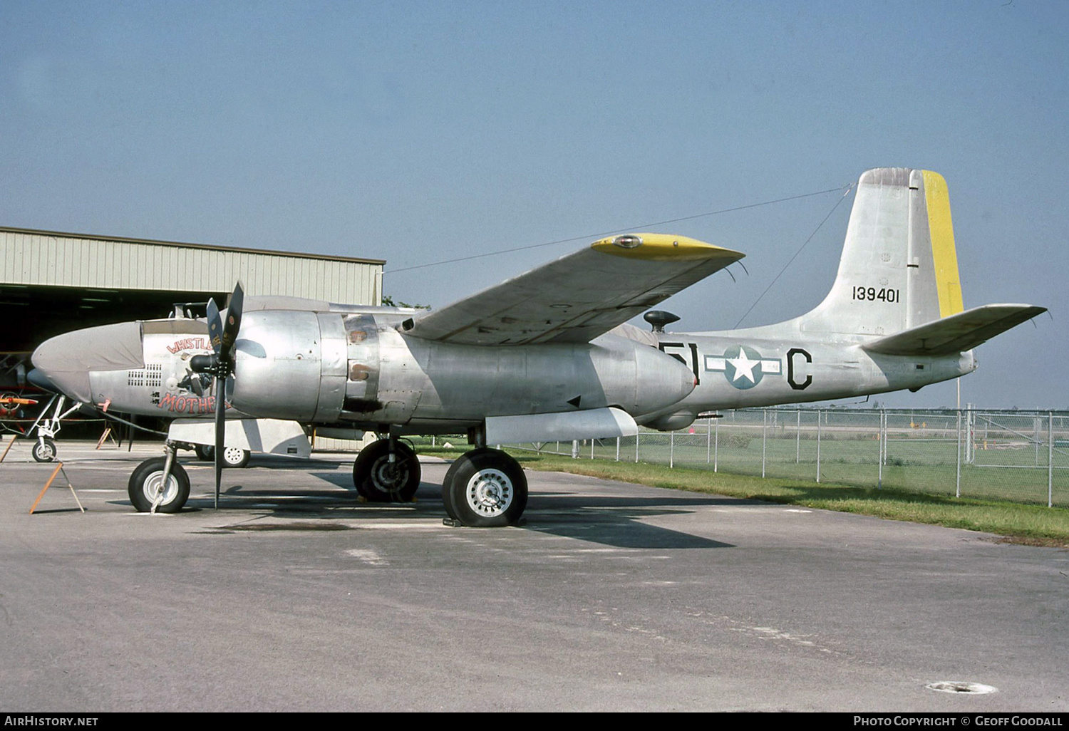 Aircraft Photo of N39401 / 139401 | Douglas A-26B Invader | USA - Air Force | AirHistory.net #131766