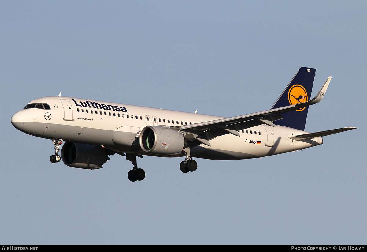 Aircraft Photo of D-AING | Airbus A320-271N | Lufthansa | AirHistory.net #131826