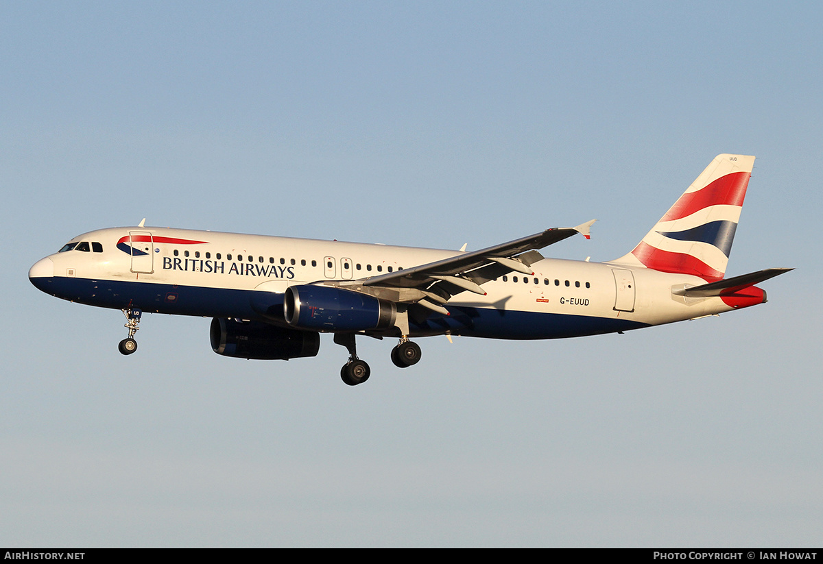 Aircraft Photo of G-EUUD | Airbus A320-232 | British Airways | AirHistory.net #131838