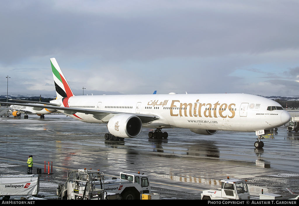 Aircraft Photo of A6-EGJ | Boeing 777-31H/ER | Emirates | AirHistory.net #131892