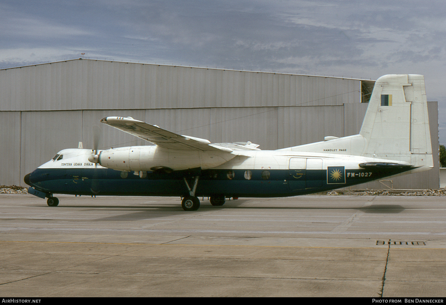 Aircraft Photo of FM-1027 | Handley Page HPR-7 Herald 214 | Malaysia - Air Force | AirHistory.net #131911