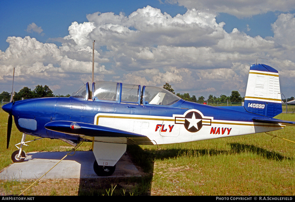 Aircraft Photo of 140690 | Beech T-34B Mentor (D45) | USA - Navy | AirHistory.net #131930