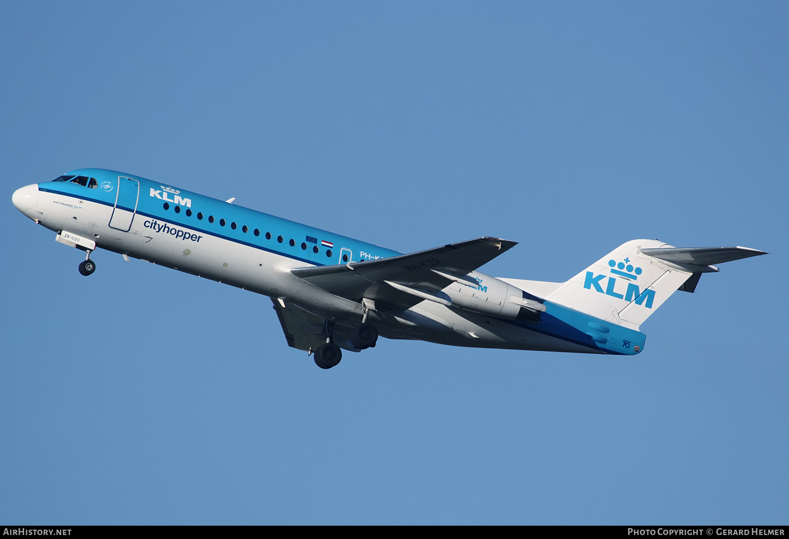 Aircraft Photo of PH-KZR | Fokker 70 (F28-0070) | KLM Cityhopper | AirHistory.net #131977