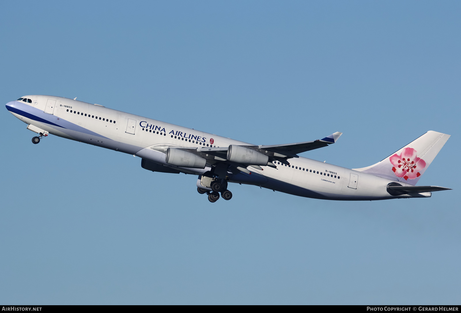 Aircraft Photo of B-18803 | Airbus A340-313 | China Airlines | AirHistory.net #131983
