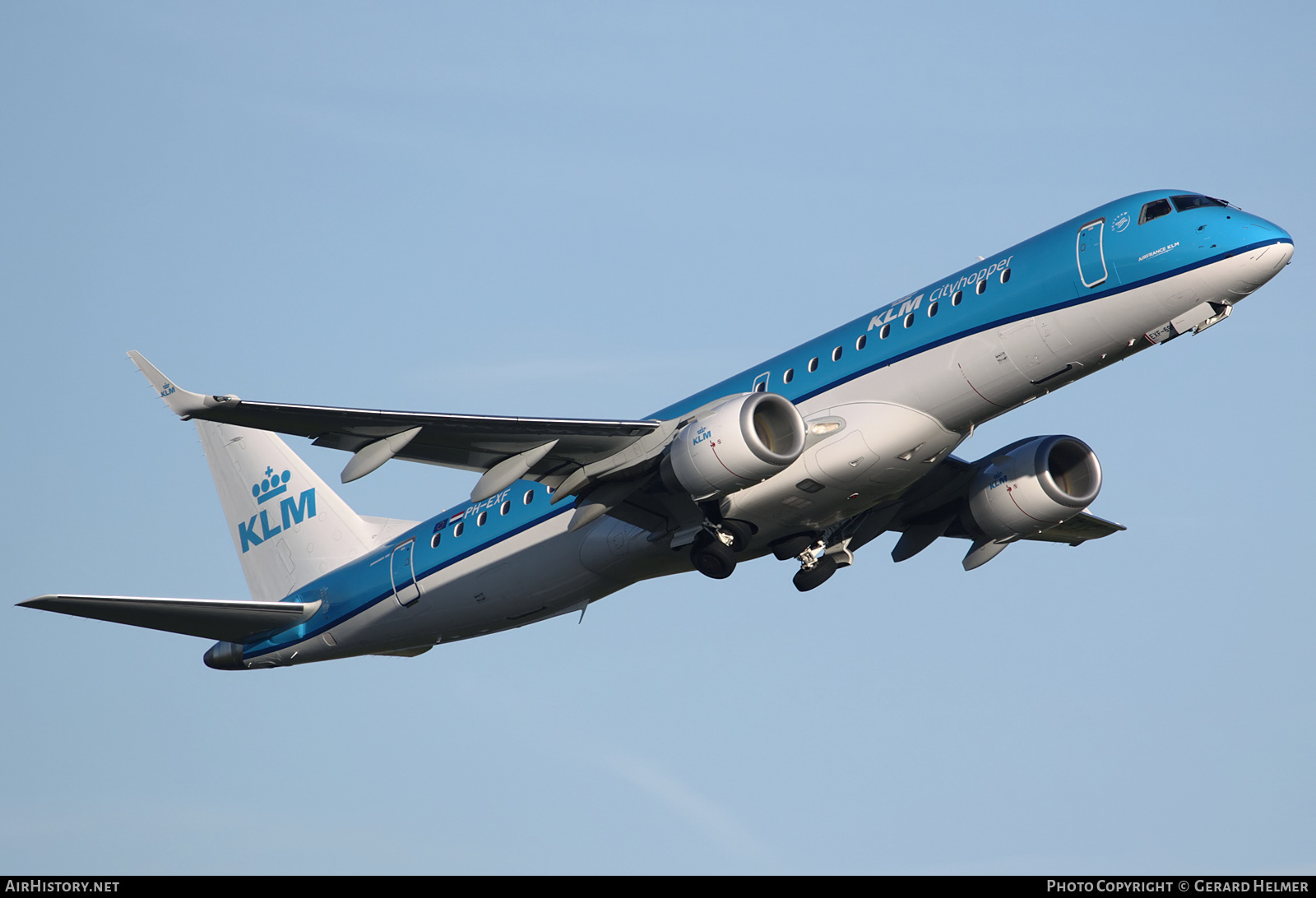 Aircraft Photo of PH-EXF | Embraer 190STD (ERJ-190-100STD) | KLM Cityhopper | AirHistory.net #131997