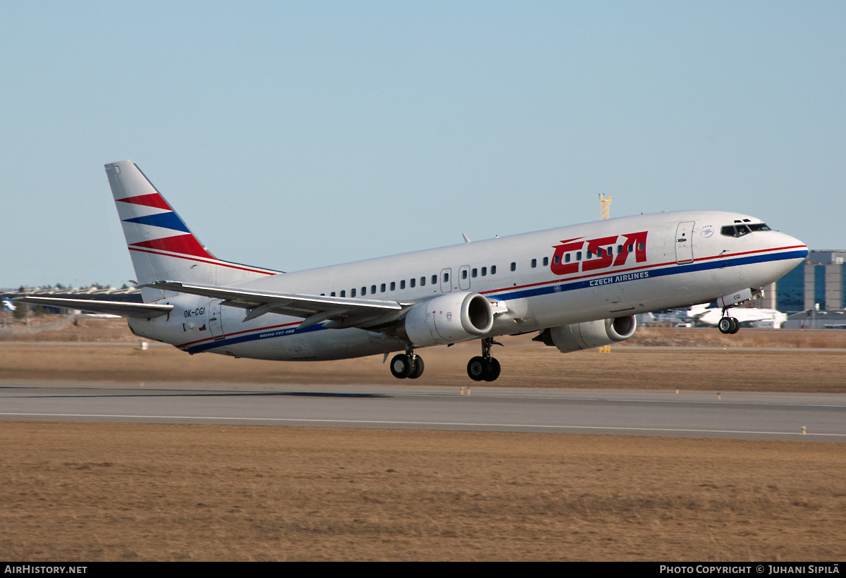 Aircraft Photo of OK-CGI | Boeing 737-49R | ČSA - Czech Airlines | AirHistory.net #132022