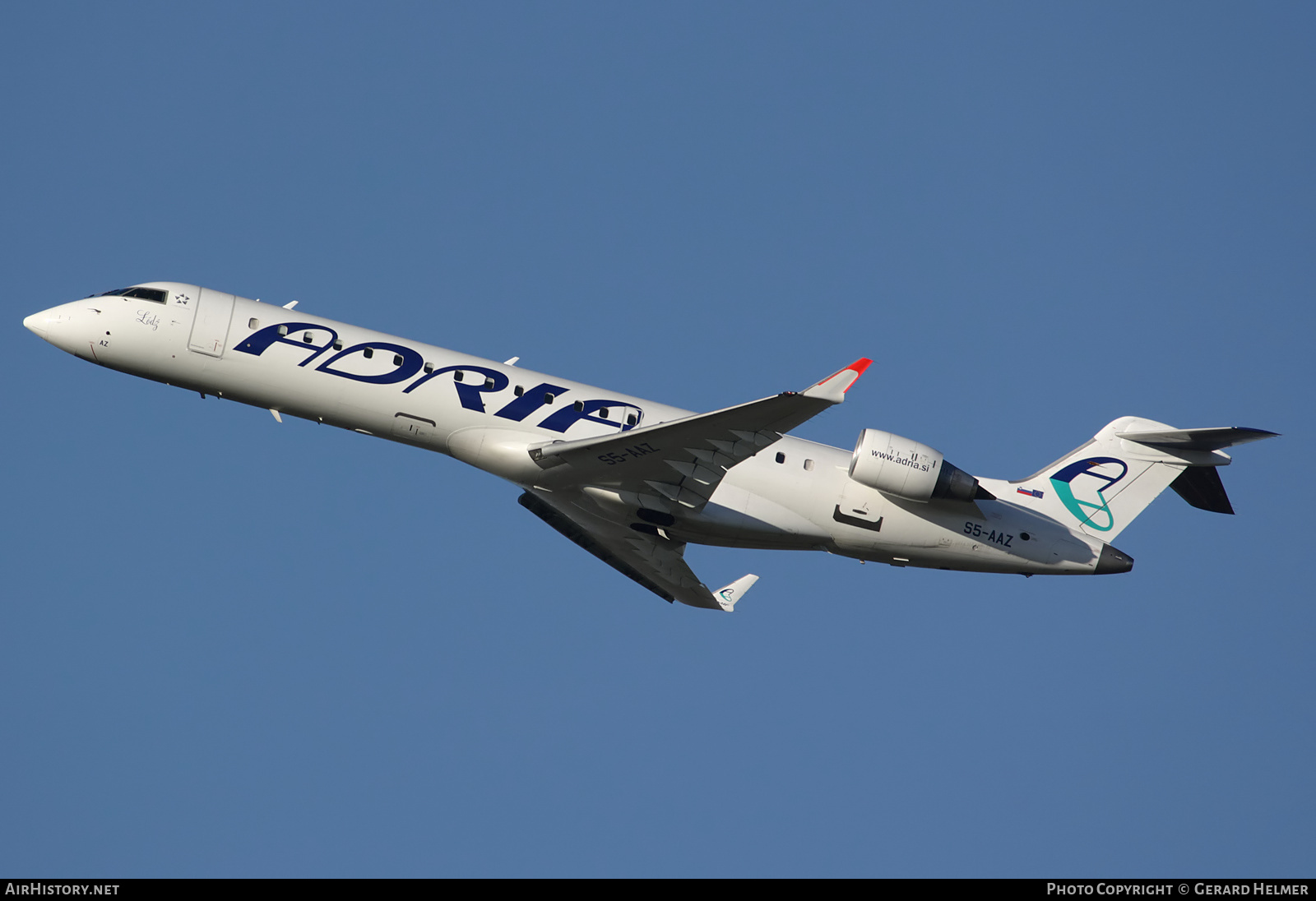 Aircraft Photo of S5-AAZ | Bombardier CRJ-701ER (CL-600-2C10) | Adria Airways | AirHistory.net #132025