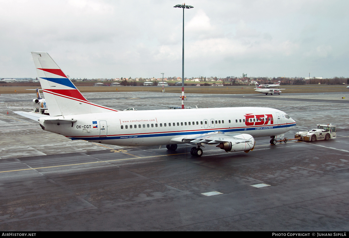 Aircraft Photo of OK-CGT | Boeing 737-46M | ČSA - Czech Airlines | AirHistory.net #132040