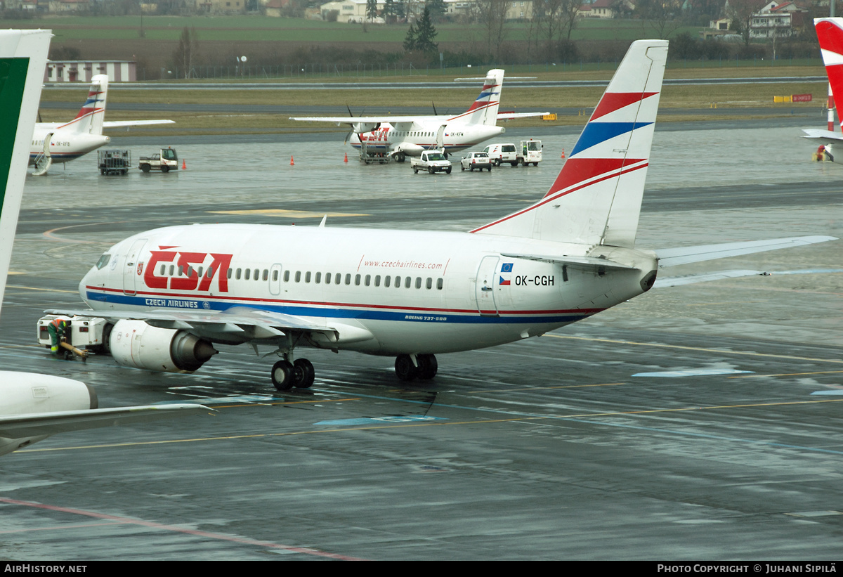 Aircraft Photo of OK-CGH | Boeing 737-55S | ČSA - Czech Airlines | AirHistory.net #132057