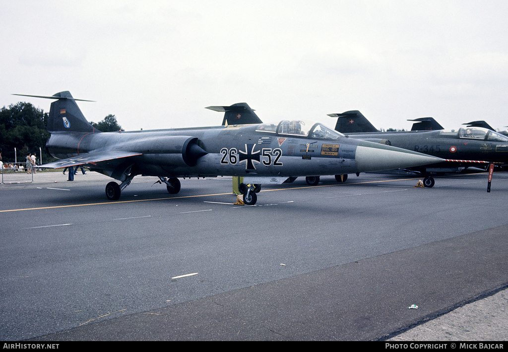 Aircraft Photo of 2652 | Lockheed F-104G Starfighter | Germany - Air Force | AirHistory.net #132061