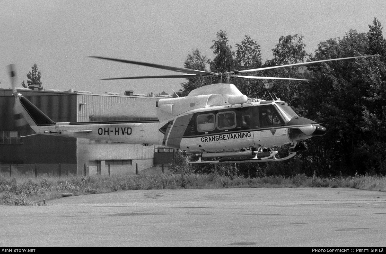 Aircraft Photo of OH-HVD | Agusta AB-412SP Grifone | Rajavartiolaitos - Finnish Border Guard | AirHistory.net #132085