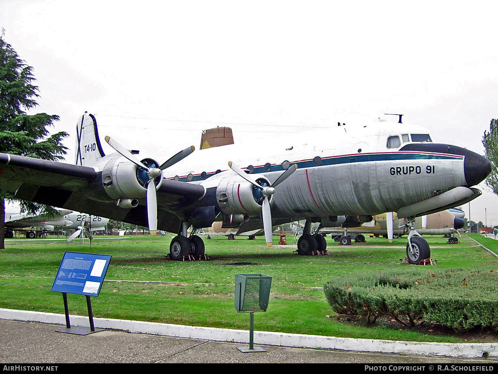 Aircraft Photo of T4-10 | Douglas C54A-DC | Spain - Air Force | AirHistory.net #132109