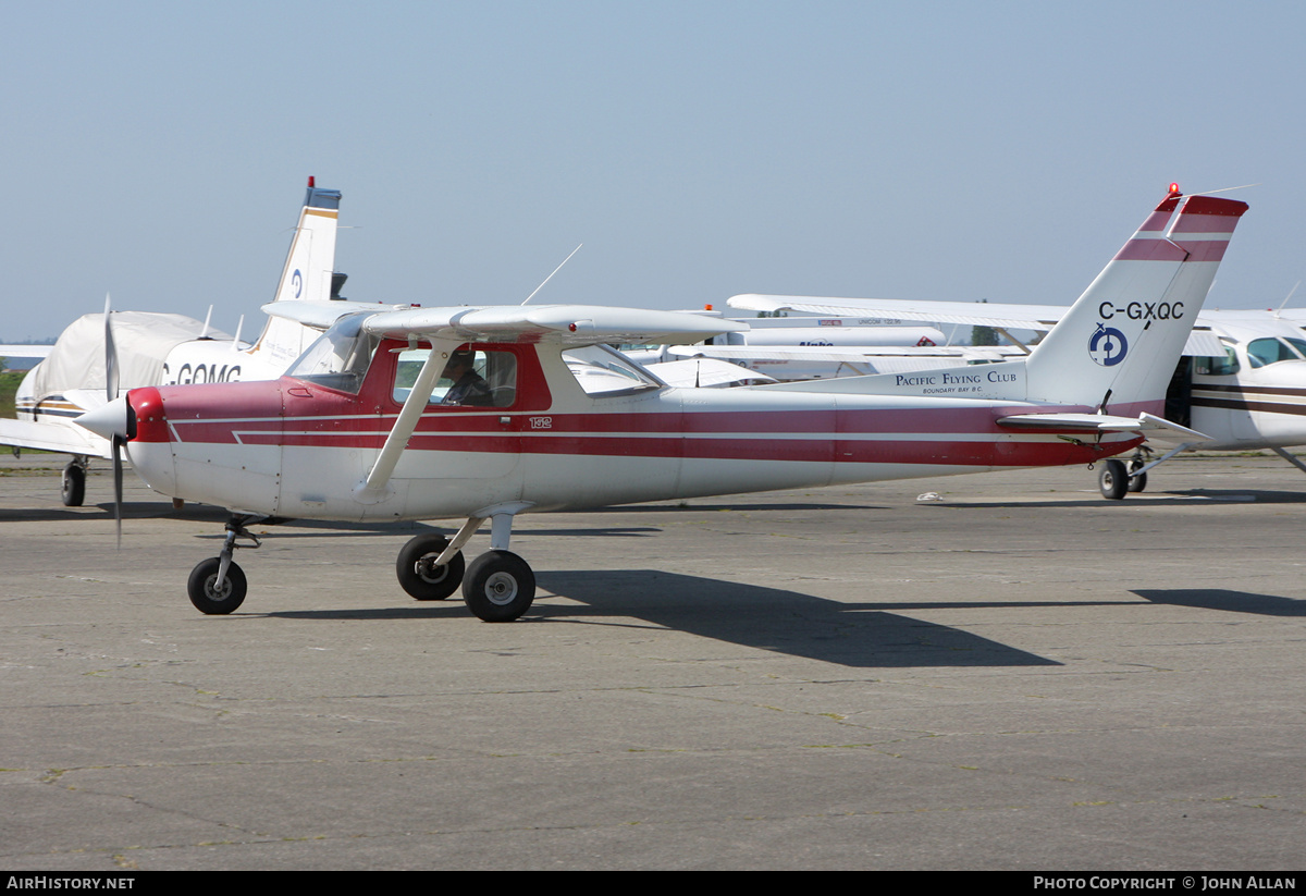 Aircraft Photo of C-GXQC | Cessna 152 | Pacific Flying Club | AirHistory.net #132132