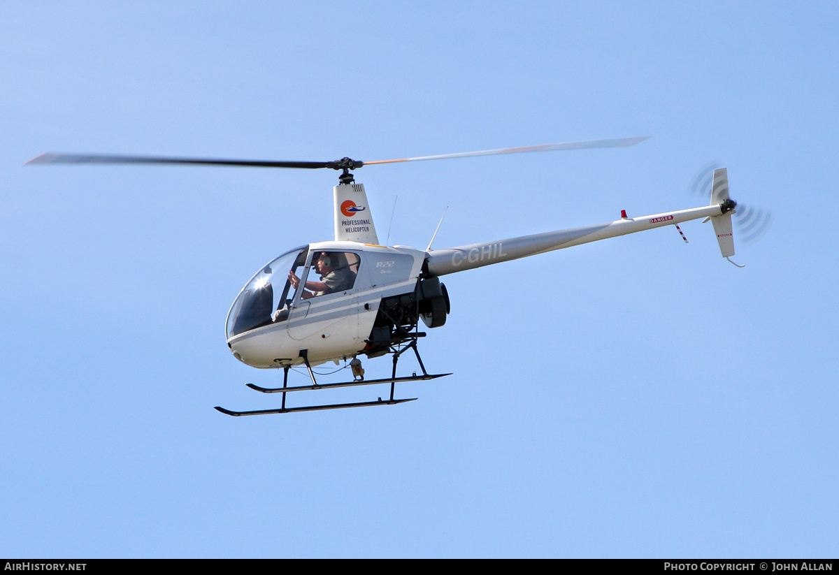 Aircraft Photo of C-GHIL | Robinson R-22 Beta | Vancouver Professional Helicopter Training | AirHistory.net #132133