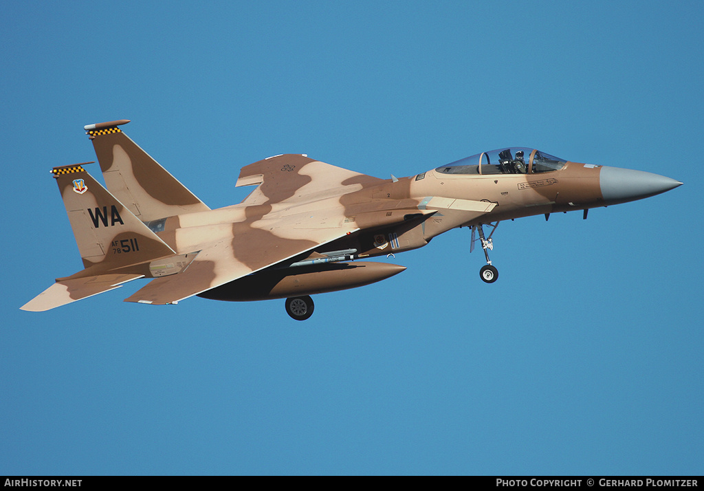 Aircraft Photo of 78-0511 / AF78-511 | McDonnell Douglas F-15C Eagle | USA - Air Force | AirHistory.net #132144