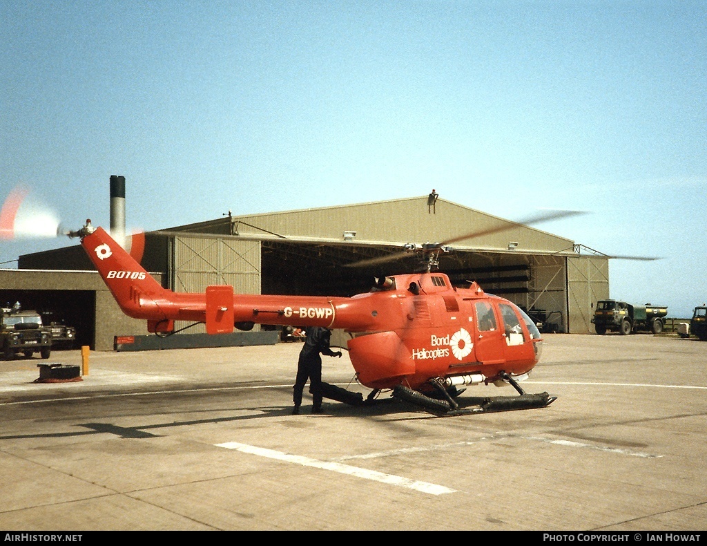 Aircraft Photo of G-BGWP | MBB BO-105D | Bond Helicopters | AirHistory.net #132162