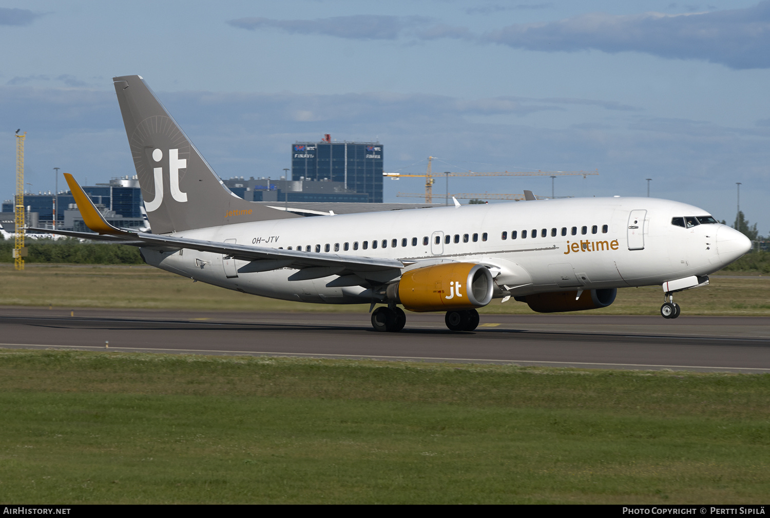 Aircraft Photo of OH-JTV | Boeing 737-7L9 | Jettime | AirHistory.net #132167