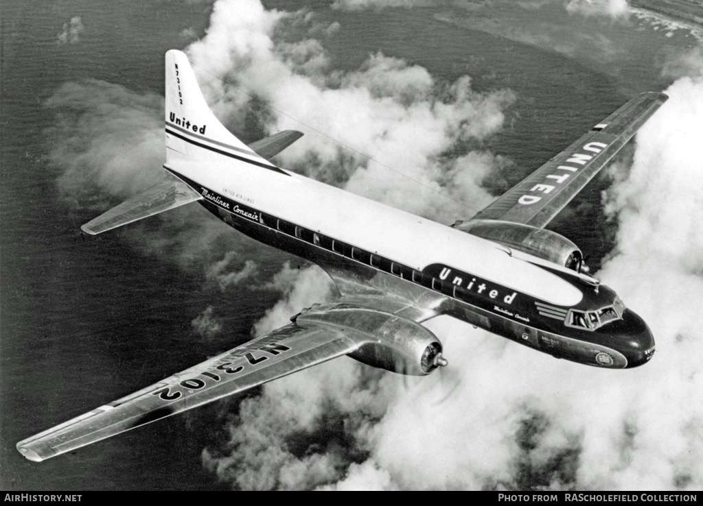 Aircraft Photo of N73102 | Convair 340-31 | United Air Lines | AirHistory.net #132173