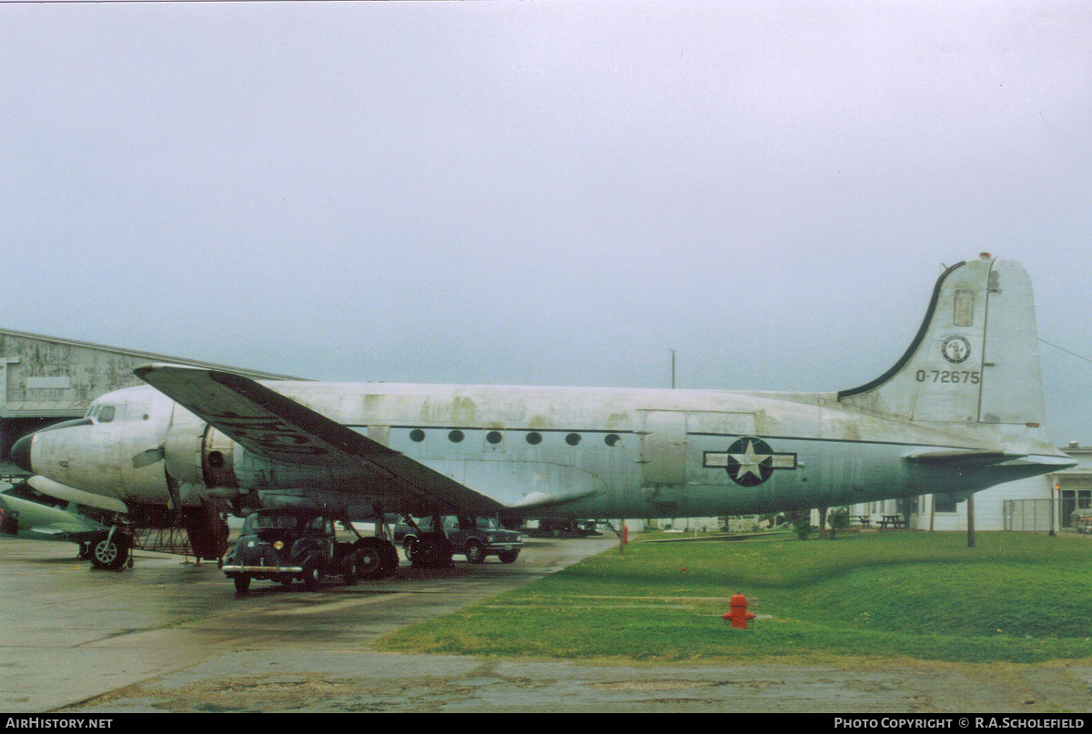 Aircraft Photo of 42-72675 / 0-72675 | Douglas C-54D Skymaster | USA - Air Force | AirHistory.net #132176