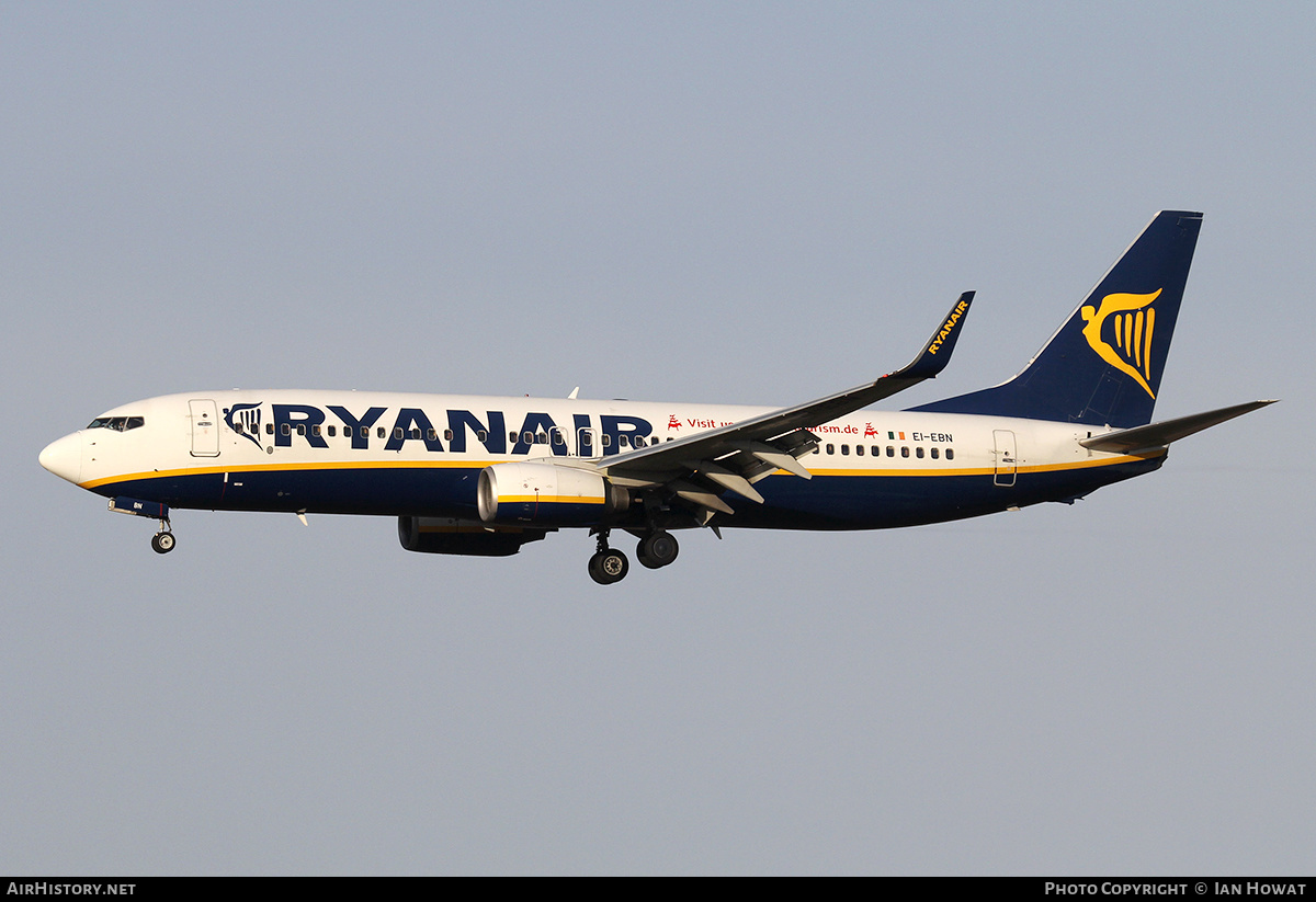 Aircraft Photo of EI-EBN | Boeing 737-8AS | Ryanair | AirHistory.net #132234