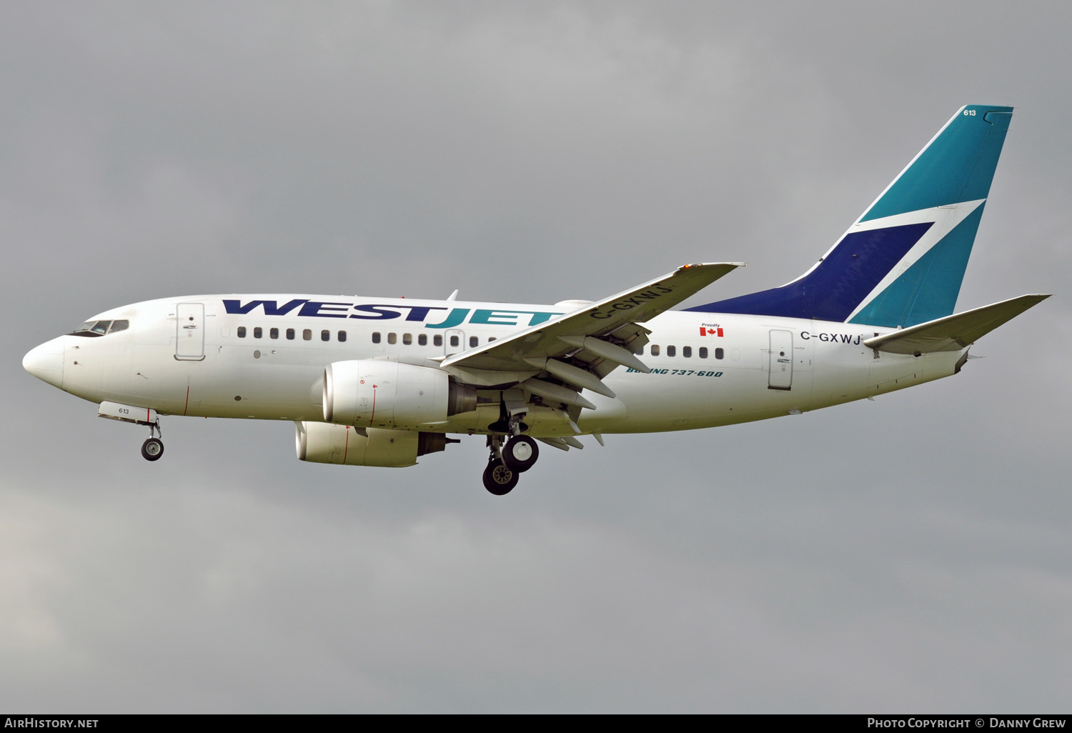 Aircraft Photo of C-GXWJ | Boeing 737-6CT | WestJet | AirHistory.net #132238