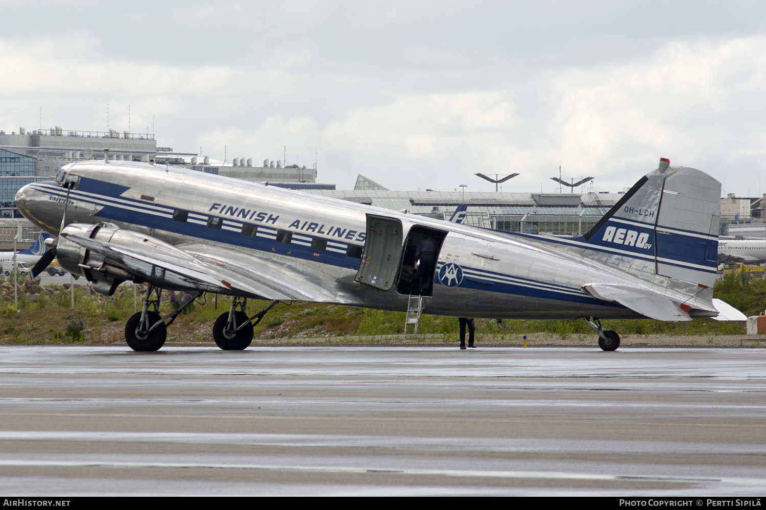 Aircraft Photo of OH-LCH | Douglas DC-3(CF) | Airveteran | Aero Oy - Finnish Airlines | AirHistory.net #132241
