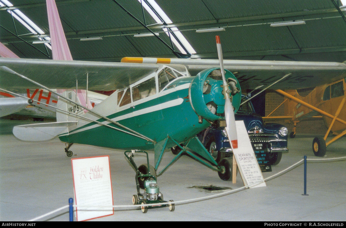 Aircraft Photo of VH-UYS | Rearwin 9000-L Sportster Deluxe | AirHistory.net #132243